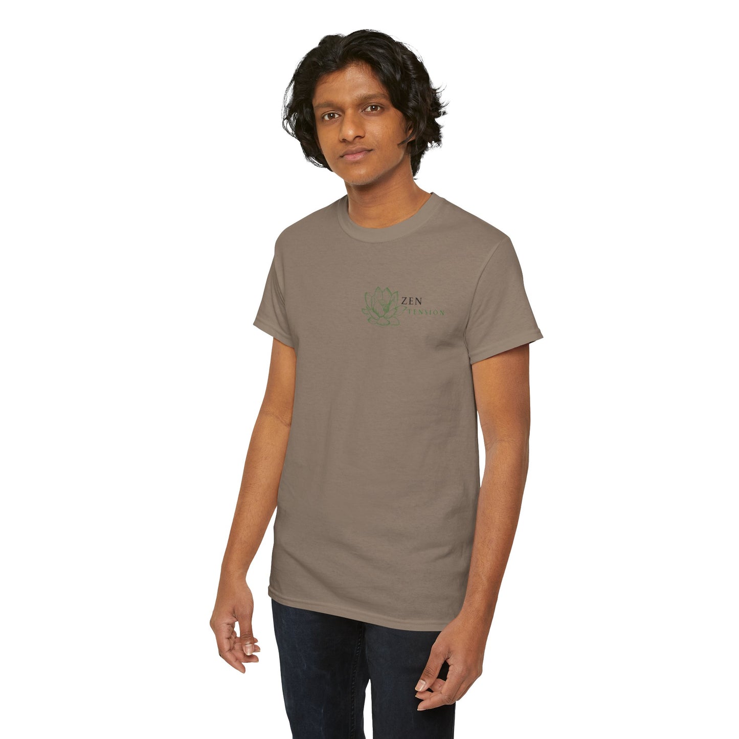 ZenTension Lotus T-Shirt | 100% Cotton T-Shirt