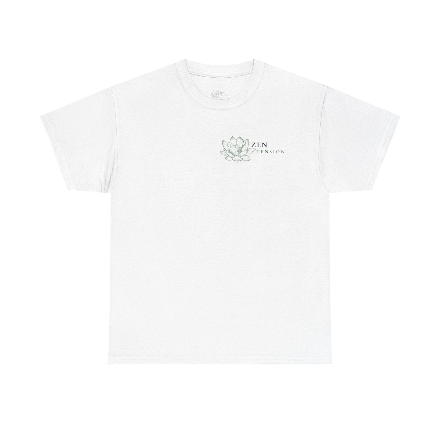 ZenTension Lotus T-Shirt | 100% Cotton T-Shirt