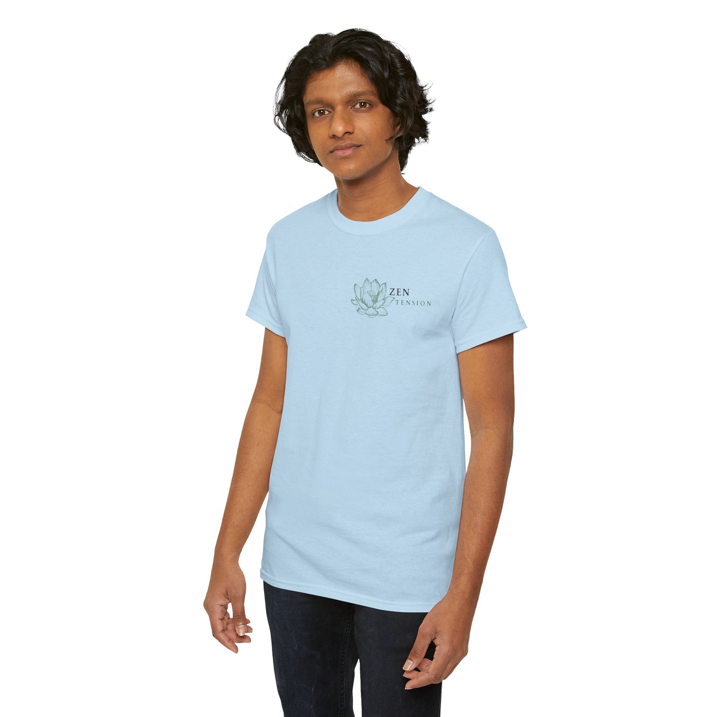 ZenTension Lotus T-Shirt | 100% Cotton T-Shirt