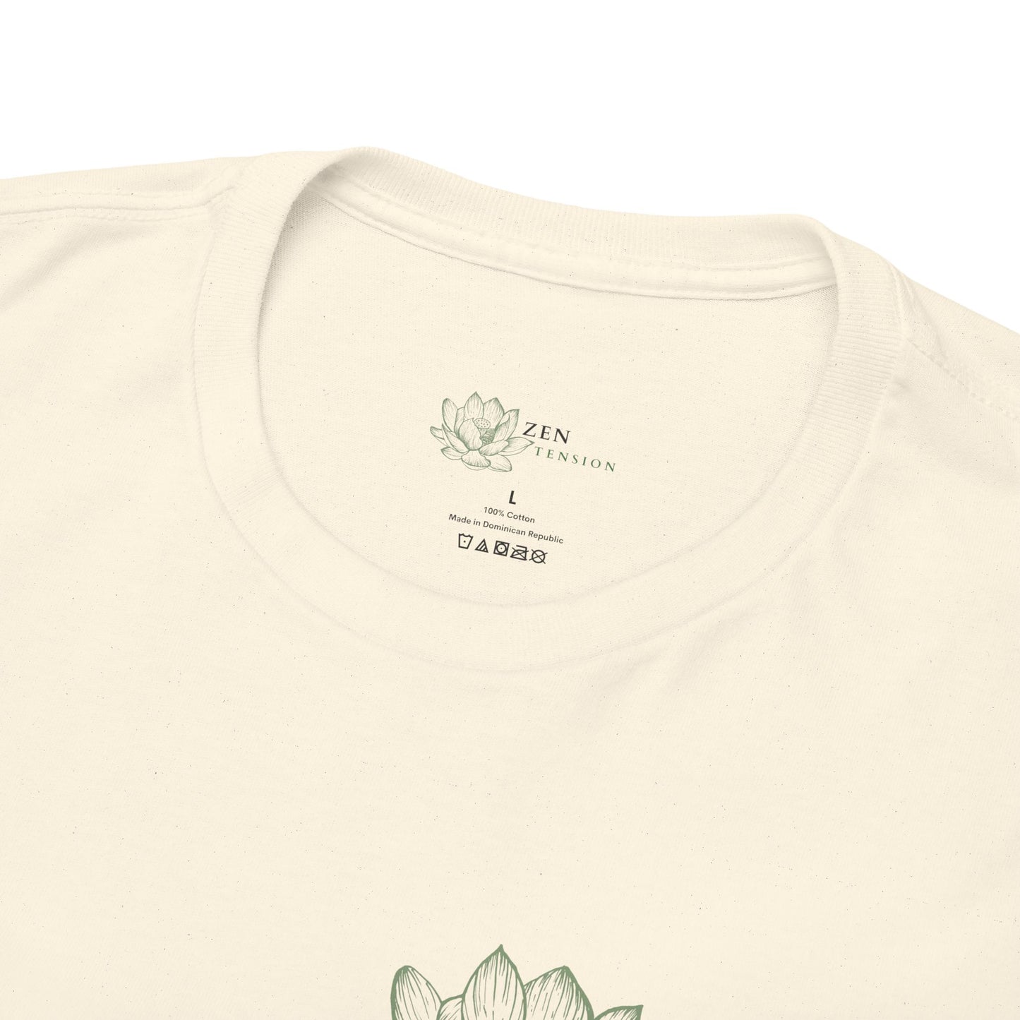 ZenTension Lotus T-Shirt | 100% Cotton T-Shirt