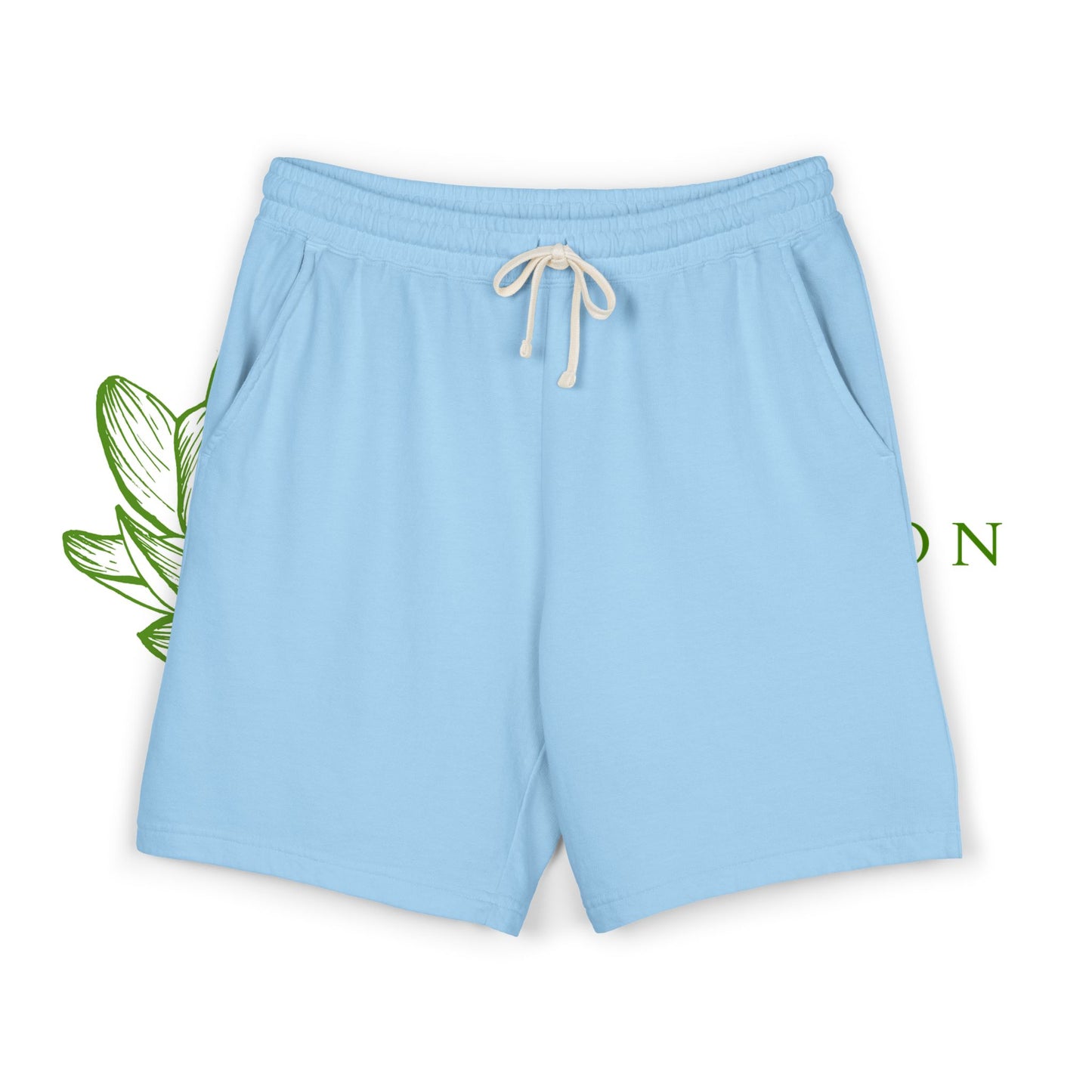 ZenTension Lotus Lightweight Lounge Shorts | 100% Cotton