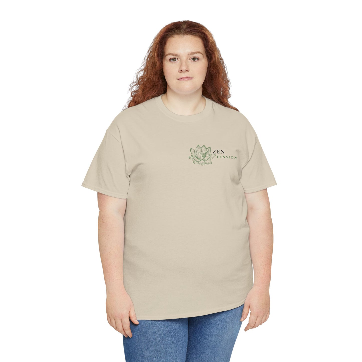 ZenTension Lotus T-Shirt | 100% Cotton T-Shirt