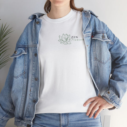 ZenTension Lotus T-Shirt | 100% Cotton T-Shirt