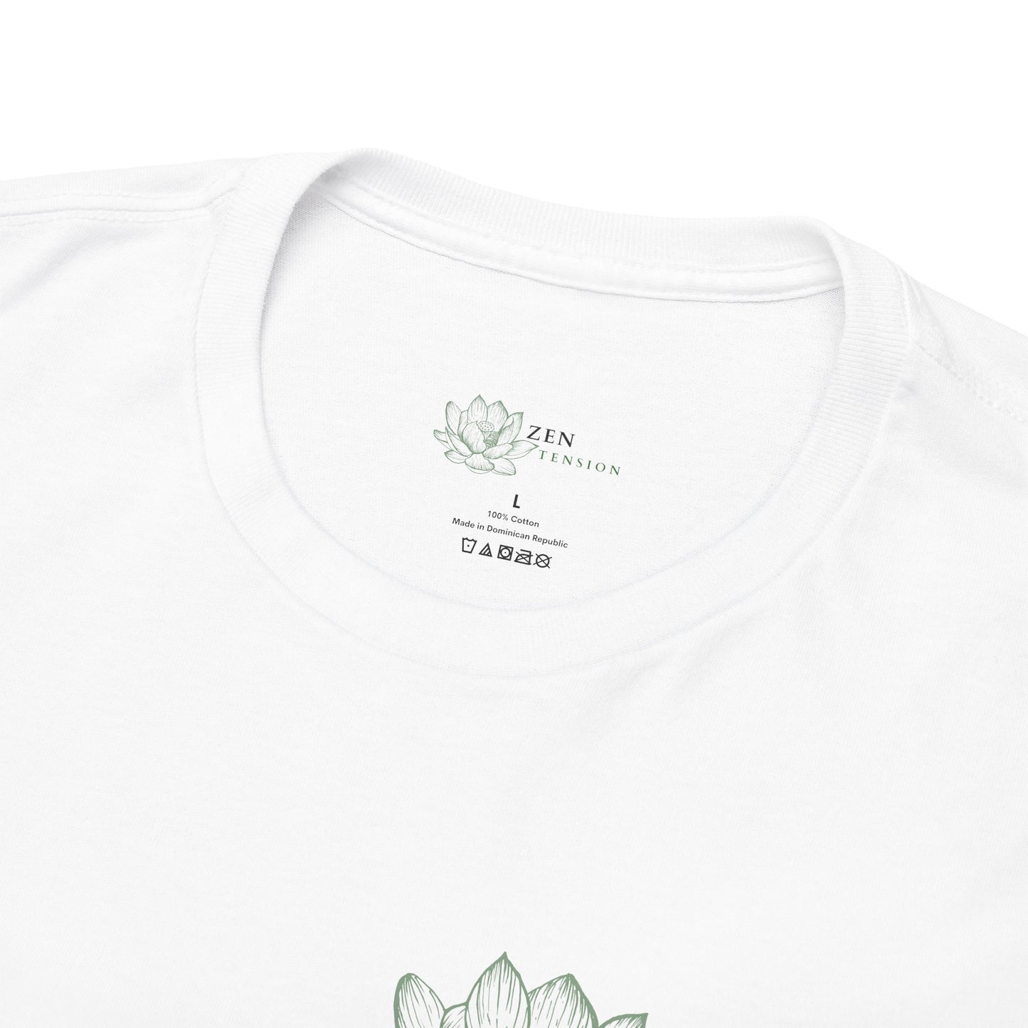 ZenTension Lotus T-Shirt | 100% Cotton T-Shirt