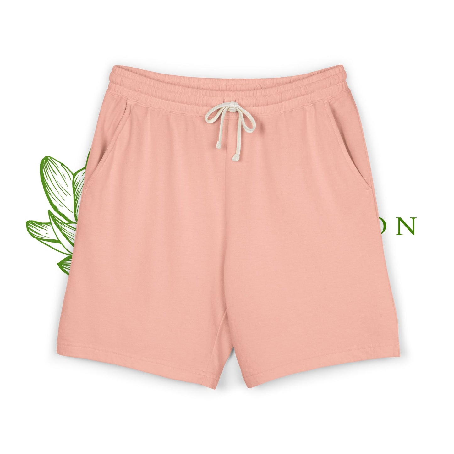 ZenTension Lotus Lightweight Lounge Shorts | 100% Cotton