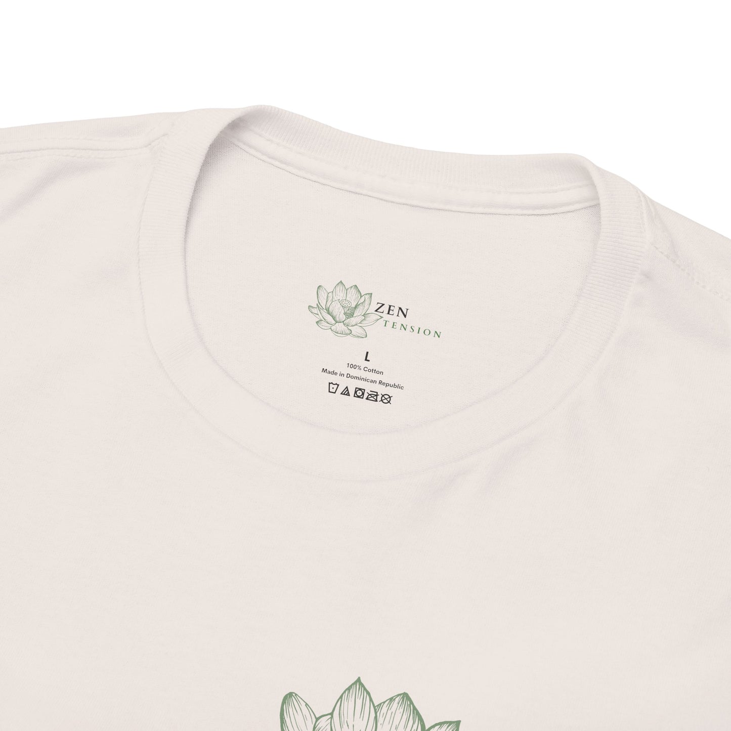 ZenTension Lotus T-Shirt | 100% Cotton T-Shirt