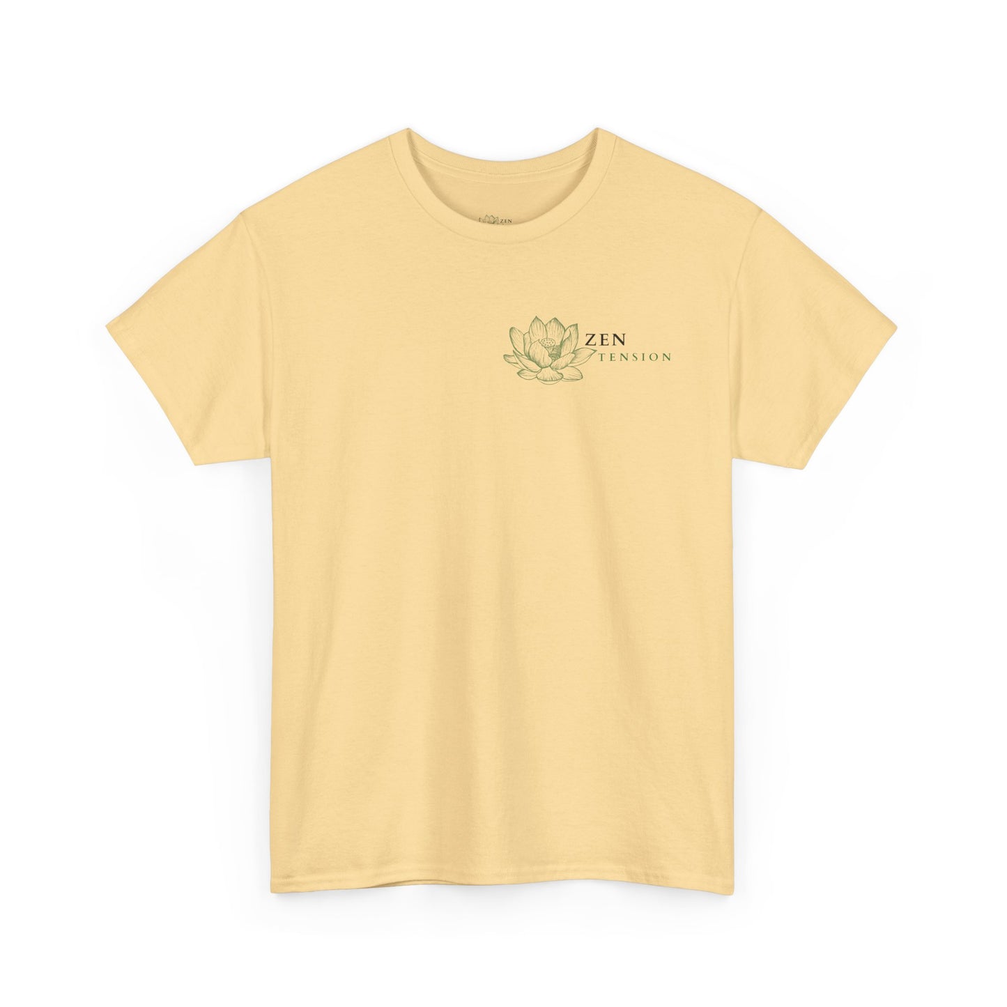 ZenTension Lotus T-Shirt | 100% Cotton T-Shirt