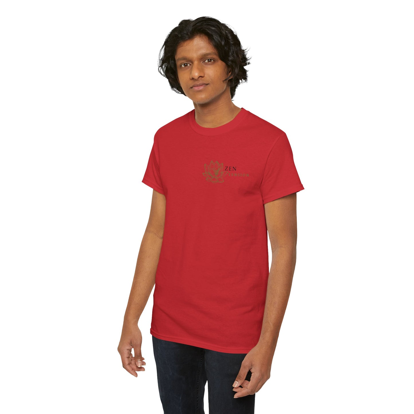 ZenTension Lotus T-Shirt | 100% Cotton T-Shirt