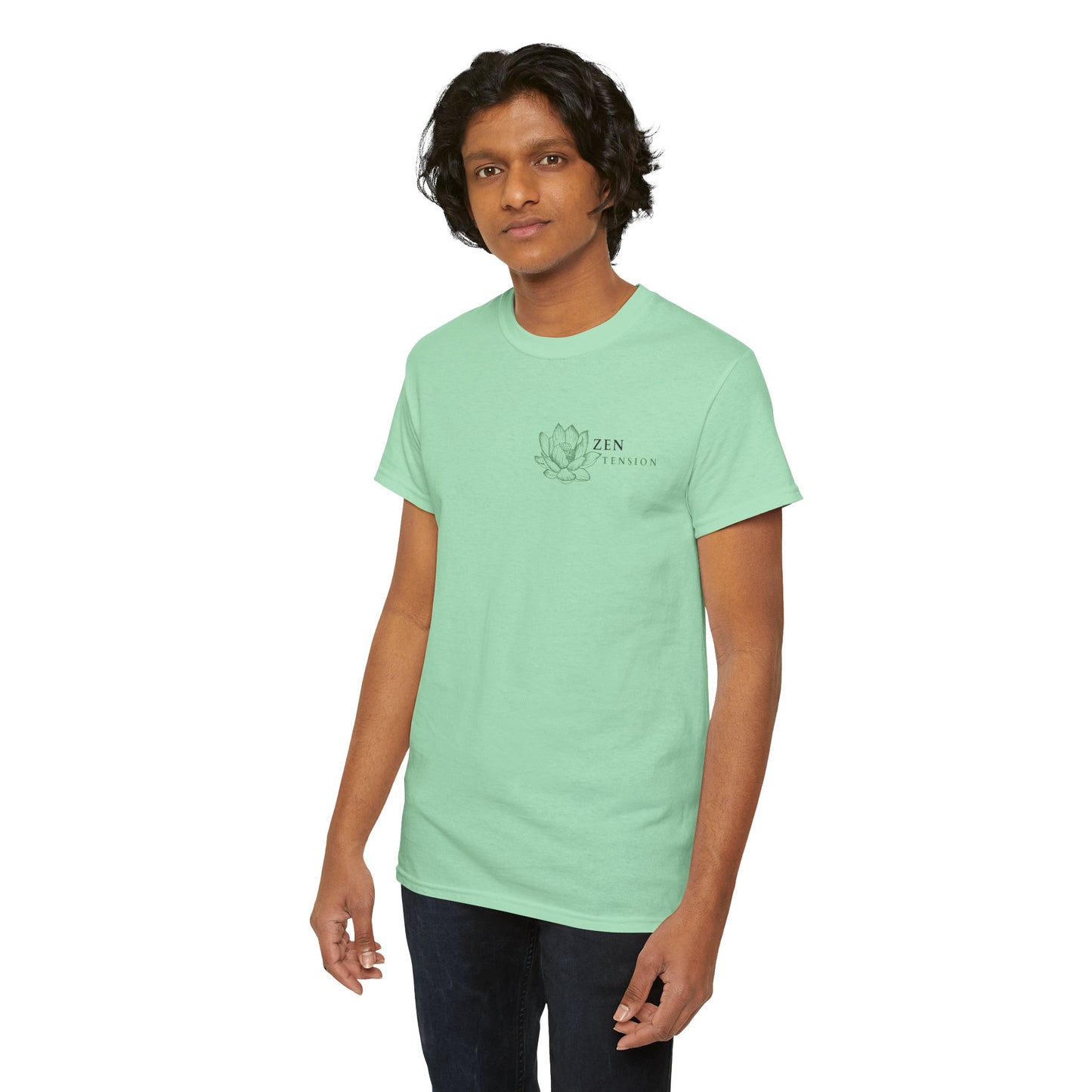 ZenTension Lotus T-Shirt | 100% Cotton T-Shirt