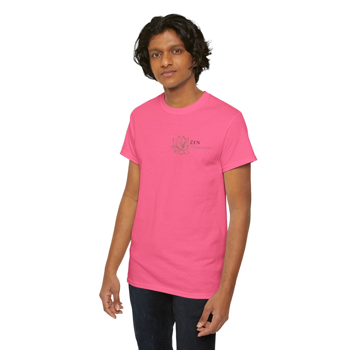ZenTension Lotus T-Shirt | 100% Cotton T-Shirt