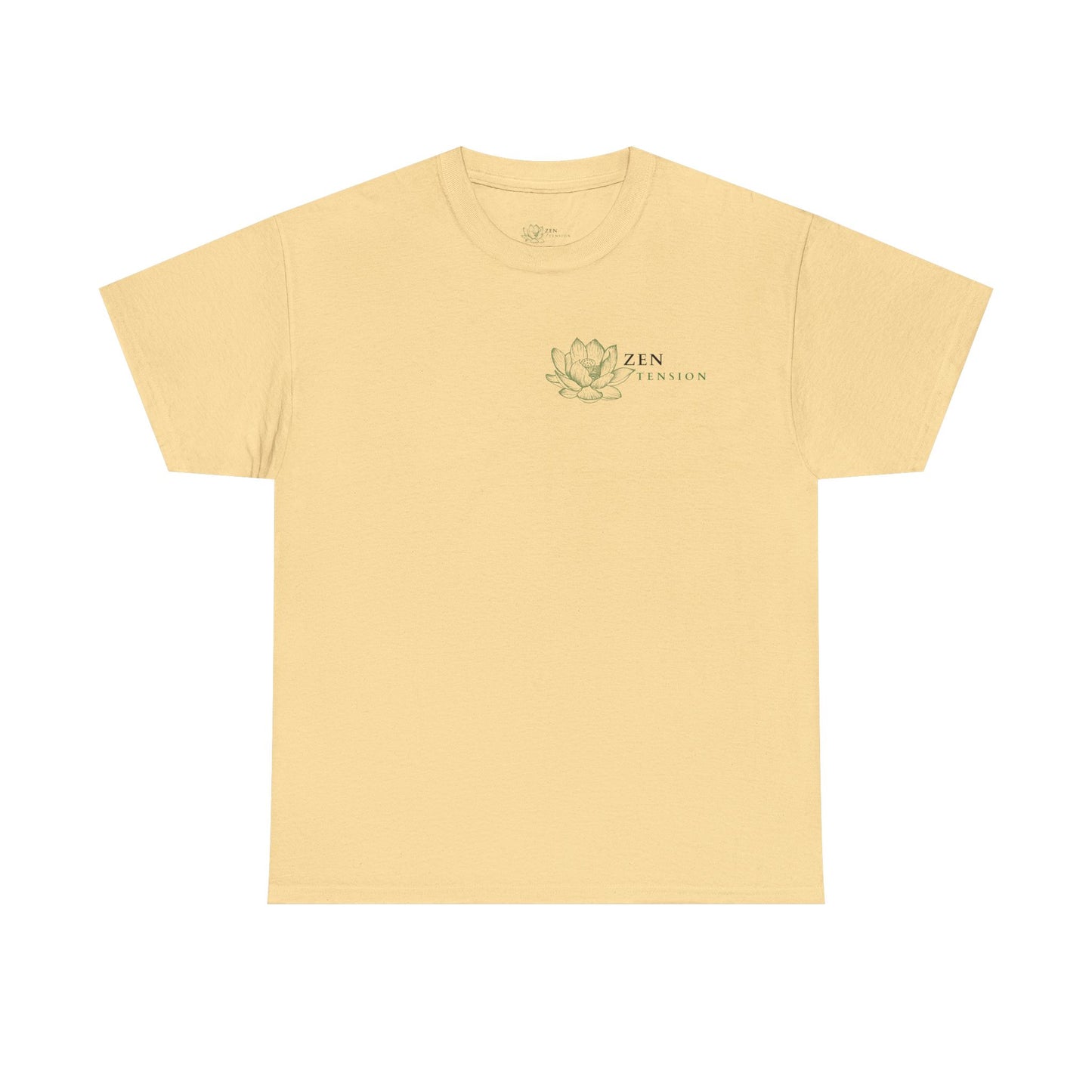 ZenTension Lotus T-Shirt | 100% Cotton T-Shirt