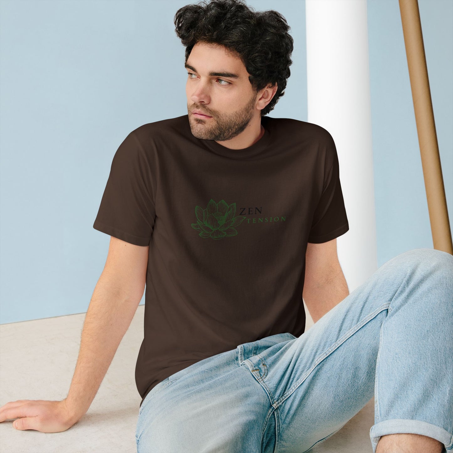 ZenTension Lotus T-Shirt | Organic Cotton T-Shirt