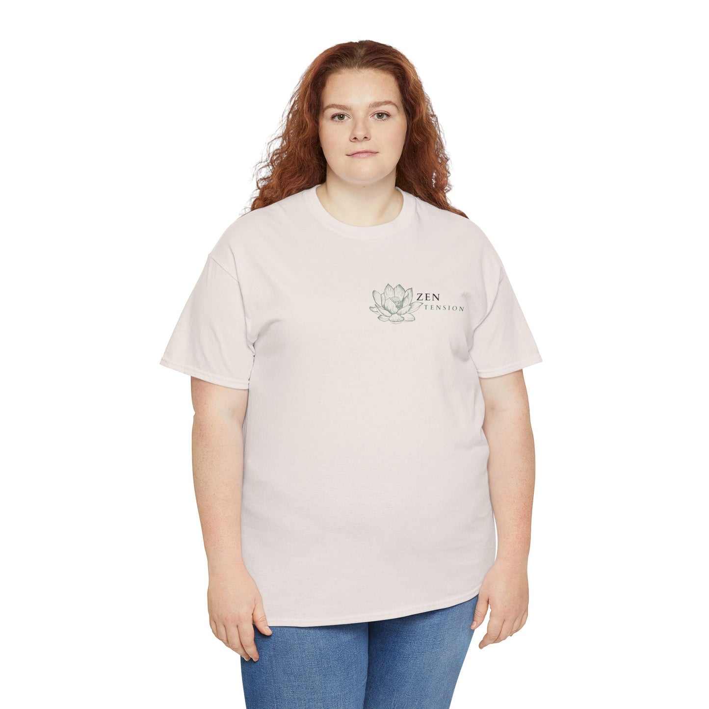 ZenTension Lotus T-Shirt | 100% Cotton T-Shirt