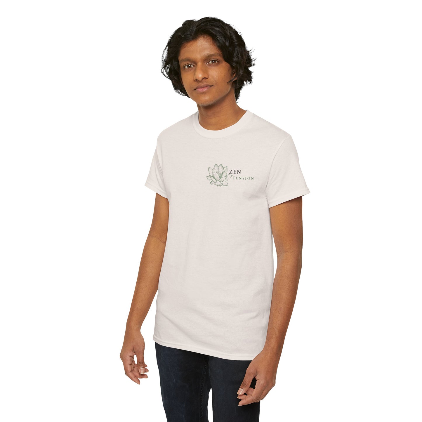 ZenTension Lotus T-Shirt | 100% Cotton T-Shirt