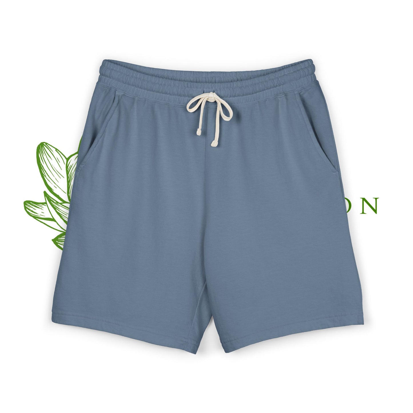 ZenTension Lotus Lightweight Lounge Shorts | 100% Cotton