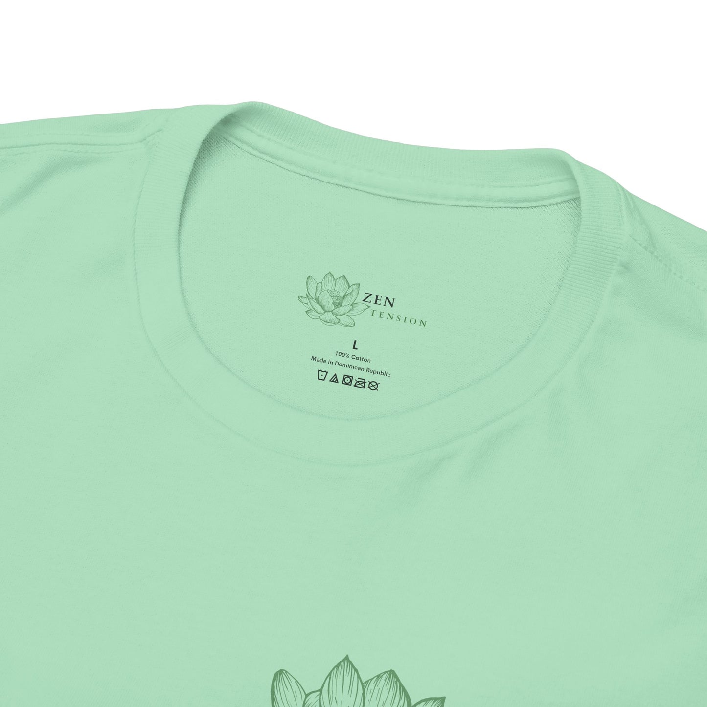 ZenTension Lotus T-Shirt | 100% Cotton T-Shirt